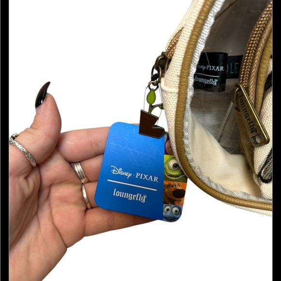 NWT Loungefly Disney Pixar Wall-E And Eve Cosmetic Bag Set Of 3 - Picture 3 of 14